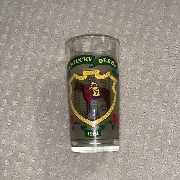 Vintage 1981 Kentucky Derby Glass - Picture 3 of 8